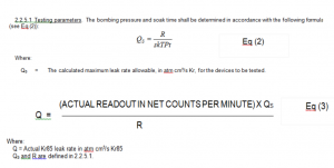 leak-rate-formula