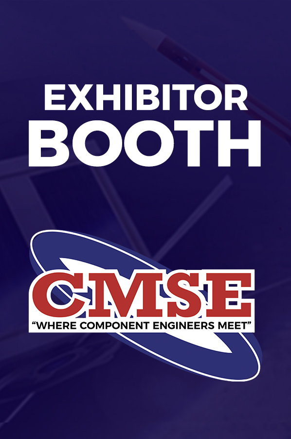CMSE Conference exhibitor booth registration banner